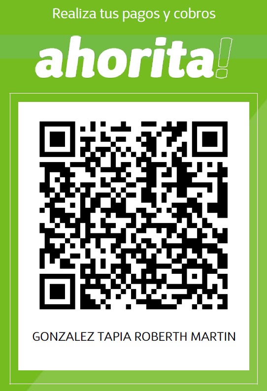 QR para pagos con Ahorita